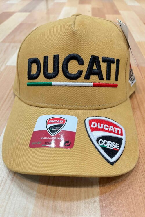 Ducati Corse Cream Cap