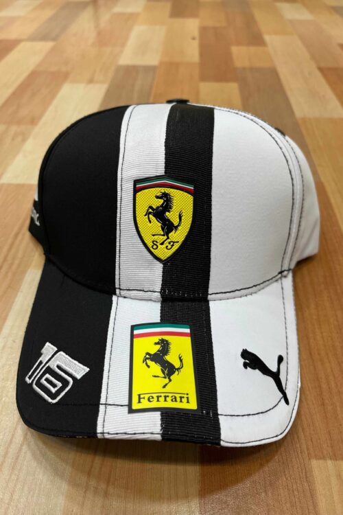Ferarri Dual colour Black & white Cap