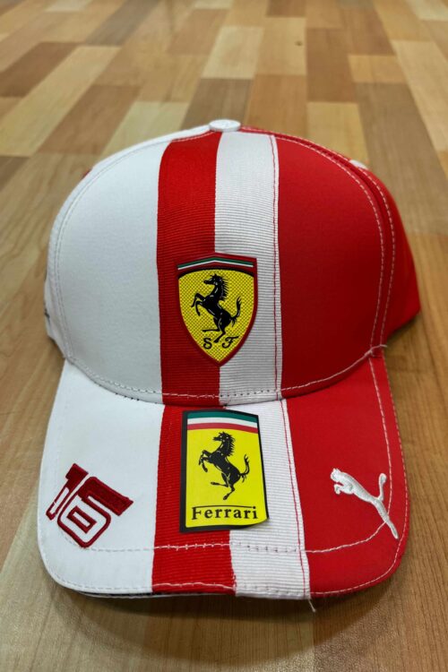 Ferarri Dual colour Red & white Cap